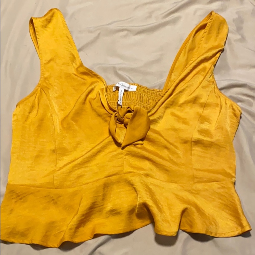 BCBG satin tank